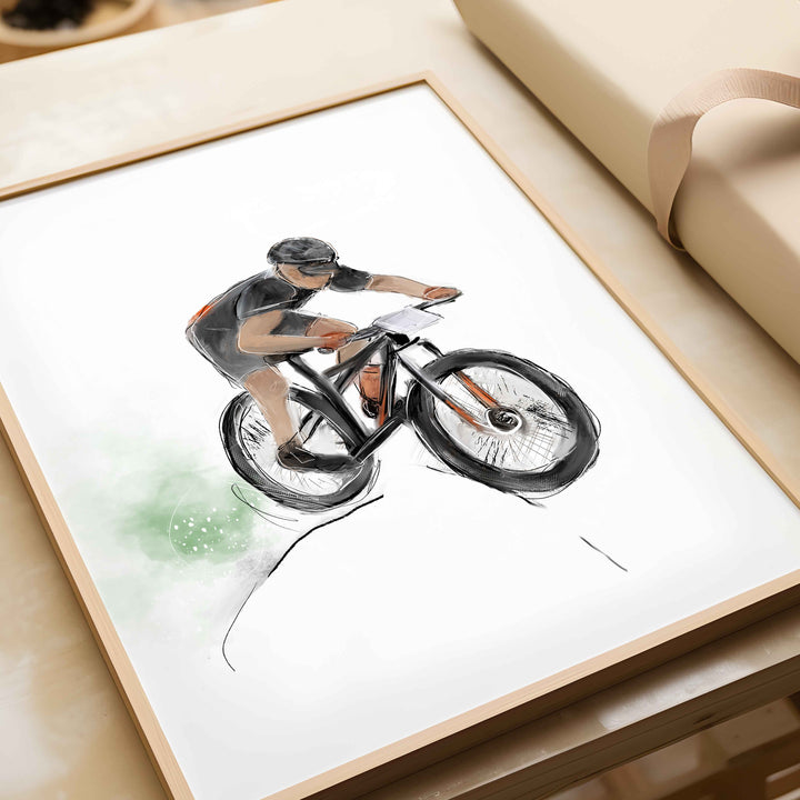 Mountain Bike Prints Trio