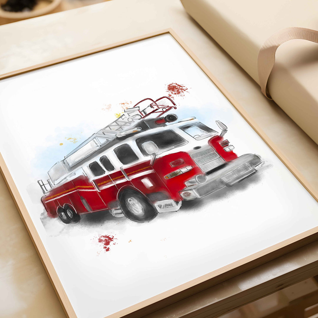 Illustration - Transport vehicles - emergency cars