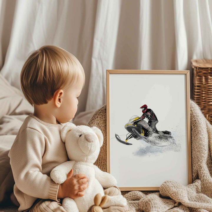 Illustration - Snowmobile